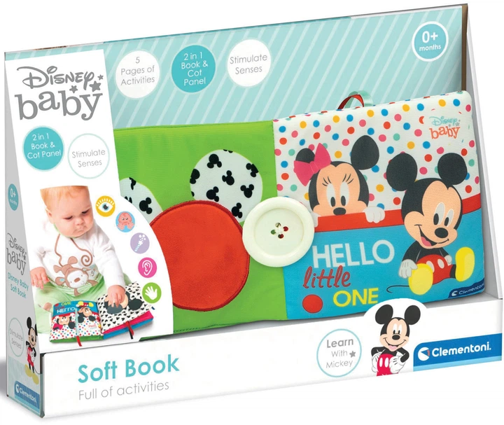 Іграшка-книга м'яка Clementoni серії Disney Baby (CLM17721) - зображення 5