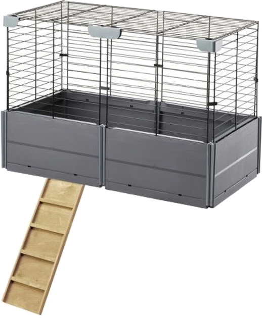Клітка для кроликів Ferplast 50 x 72 x 37 см Сіра (57043800) - зображення 1