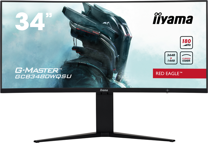 Monitor 34" iiyama G-Master GCB3480WQSU-B1 - obraz 1