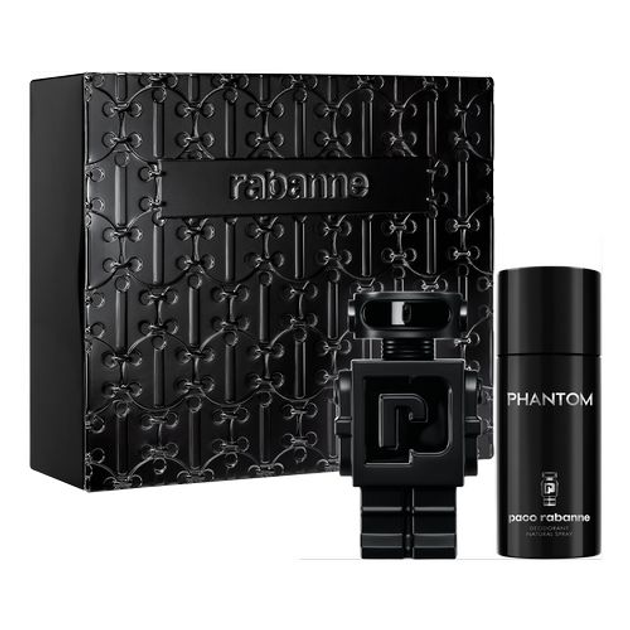 Набір для чоловіків Paco Rabanne Phantom Parfum парфумована вода 100 мл + дезодорант 150 мл (3349668623488) - зображення 1