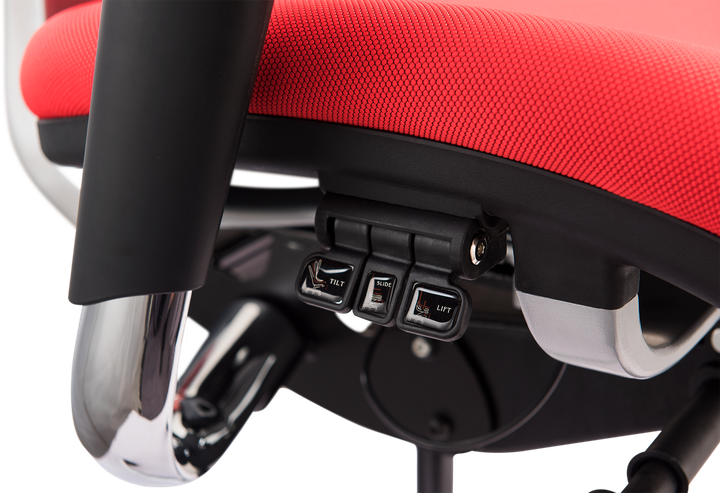 Офисное эргономичное кресло GT Racer X-782 Red (W-22 B-42) - Фото 3 Офисное эргономичное кресло GT Racer X-782 Red (W-22 B-42) - изображение 3