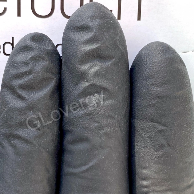 Перчатки нитриловые Medicom SafeTouch Advanced Black размер S черного цвета 100 шт - изображение 2