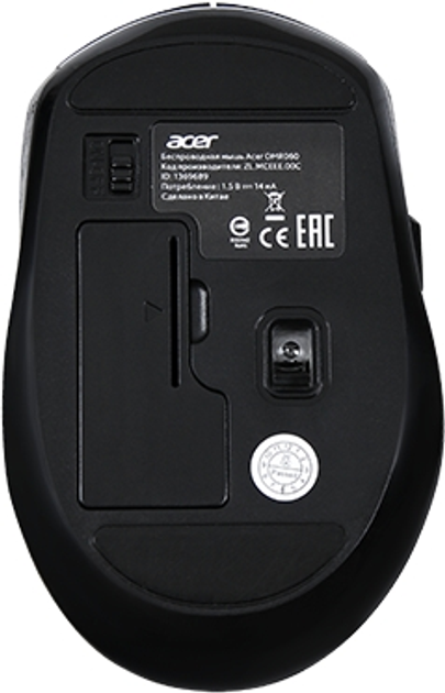 Мышь Acer OMR060 Wireless Black (ZL.MCEEE.02E) – фото, отзывы ...