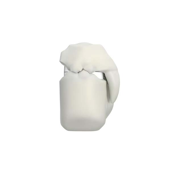 Чехол для наушников Apple AirPods Pro / Pro 2 BLACKTIME 808FC TIGERTEETHCASE ударопрочный силиконовый с карабином, Белый - Фото 4 Чехол для наушников Apple AirPods Pro / Pro 2 BLACKTIME 808FC TIGERTEETHCASE ударопрочный силиконовый с карабином, Белый - изображение 4