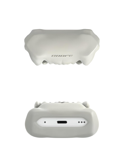 Чехол для наушников Apple AirPods Pro / Pro 2 BLACKTIME 808FC TIGERTEETHCASE ударопрочный силиконовый с карабином, Белый - Фото 6 Чехол для наушников Apple AirPods Pro / Pro 2 BLACKTIME 808FC TIGERTEETHCASE ударопрочный силиконовый с карабином, Белый - изображение 6