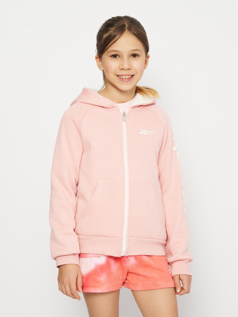 Детская теплая толстовка с капюшоном Reebok Q4423RG M 128-140 см Powder ...