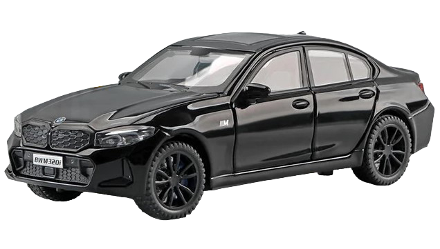 Машинка металева дитяча BMW 320i Auto Expert Чорний - Фото 2 Машинка металева дитяча BMW 320i Auto Expert Чорний - зображення 2