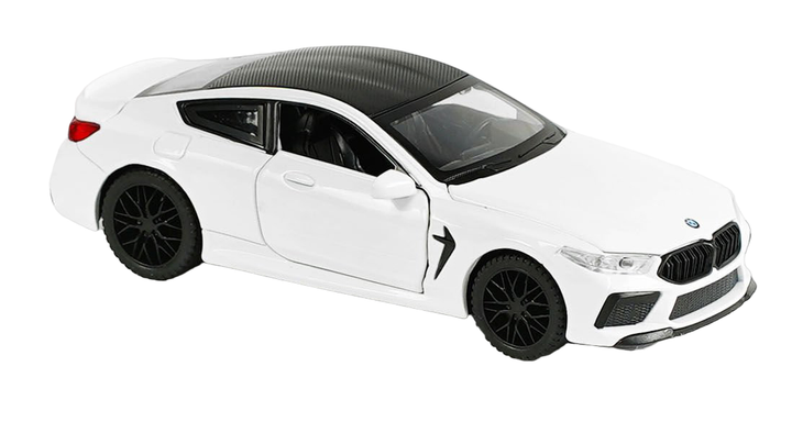 Машинка металлическая детская BMW M8 Coupe Auto Expert Белый - изображение 3