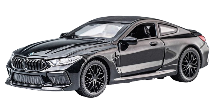 Машинка металлическая детская BMW M8 Coupe Auto Expert Черный - Фото 2 Машинка металлическая детская BMW M8 Coupe Auto Expert Черный - изображение 2