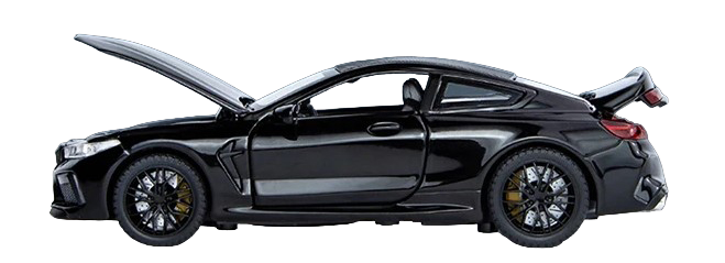 Машинка металлическая детская BMW M8 Coupe Auto Expert Черный - Фото 4 Машинка металлическая детская BMW M8 Coupe Auto Expert Черный - изображение 4