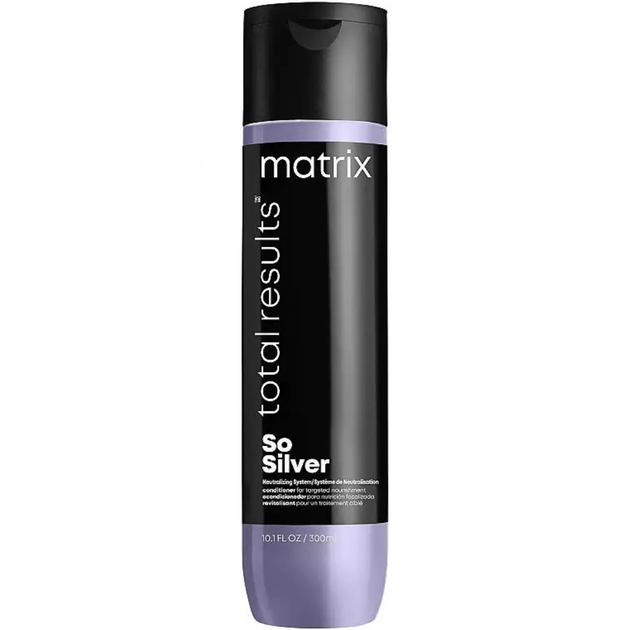 Кондиціонер для живлення та надання блиску волосся Matrix Total Results So Silver Conditioner 300 мл - Фото 1 Кондиціонер для живлення та надання блиску волосся Matrix Total Results So Silver Conditioner 300 мл - изображение 1