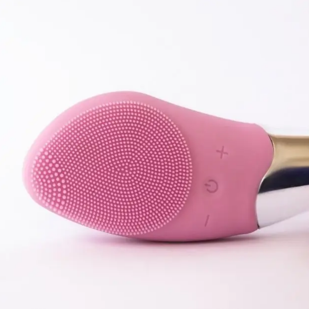 Щітка для вмивання обличчя вібраційна силіконова щітка масажер Sonic Facial Brush - Фото 6 Щітка для вмивання обличчя вібраційна силіконова щітка масажер Sonic Facial Brush - зображення 6