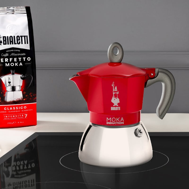 Гейзерна кавоварка Bialetti New Moka Induction 100 мл (8006363029247) - зображення 2