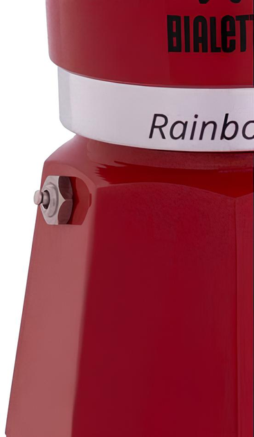 Гейзерна кавоварка Bialetti Rainbow Red 60 мл (8006363018463) - зображення 2