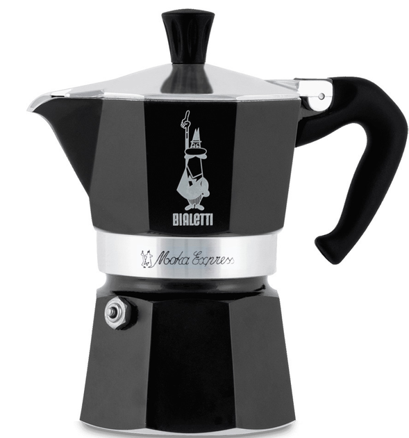 Кофеварка гейзерная Bialetti Cafeteira Moka Espresso черная 60 мл ...