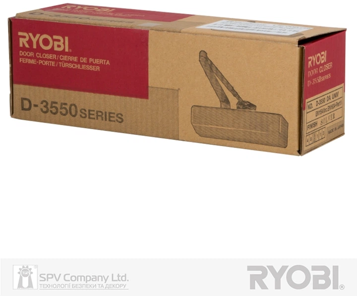 Дотягувач накладний RYOBI 3550 D-3550 BC/DA UNIV ARM EN 2-5 до 100 кг 1250 мм FIRE Black (RY27000026104) - зображення 9