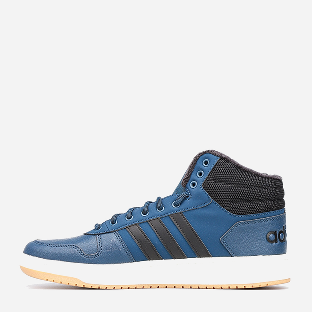 Zimowe sneakersy męskie wysokie ocieplane adidas Hoops 2.0 Mid GZ7939 45.5 (10.5UK) 29 cm Granatowe (4064047615326) - obraz 3