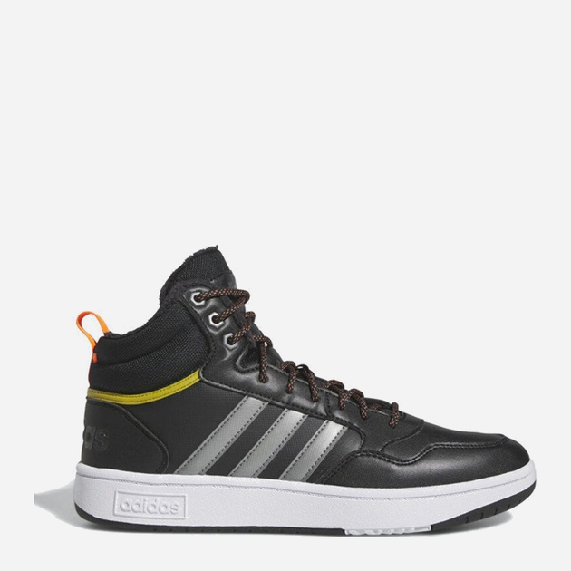 Zimowe sneakersy m skie na platformie wysokie ocieplane adidas Hoops 3.0 Mid Wtr HR1440 40 6.5UK 25 cm Czarne 4065426098938