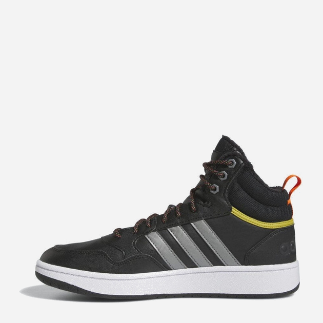 Zimowe sneakersy męskie wysokie ocieplane adidas Hoops 3.0 Mid Wtr HR1440 40 (6.5UK) 25 cm Czarne (4065426098938) - obraz 4