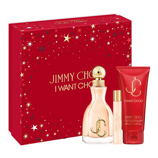 Zestaw damski Jimmy Choo I Want Choo Woda perfumowana damska 100 ml + Body Lotion 100 ml + Edp 7.5 ml (3386460139861) - obraz 1