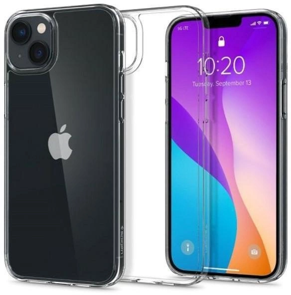 Etui plecki Spigen Air Skin Hybrid do Apple iPhone 14 Crystal Clear (8809811865103) - obraz 1