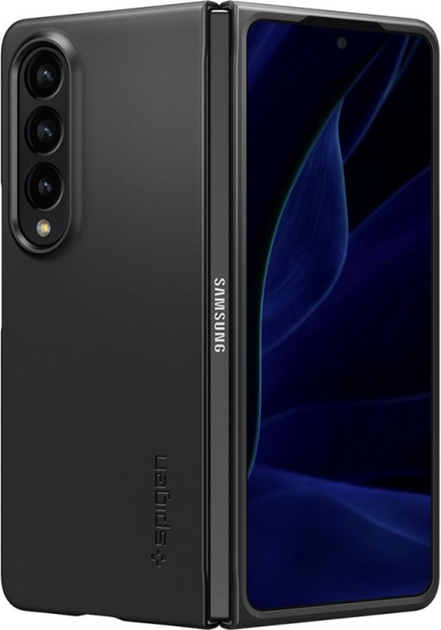 Etui plecki Spigen Air Skin do Samsung Galaxy Z Fold 4 Black (8809811865615) - obraz 1
