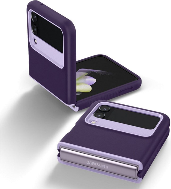 Etui plecki Spigen Air Skin do Samsung Galaxy Z Flip 4 Light Violet (810083832166) - obraz 2