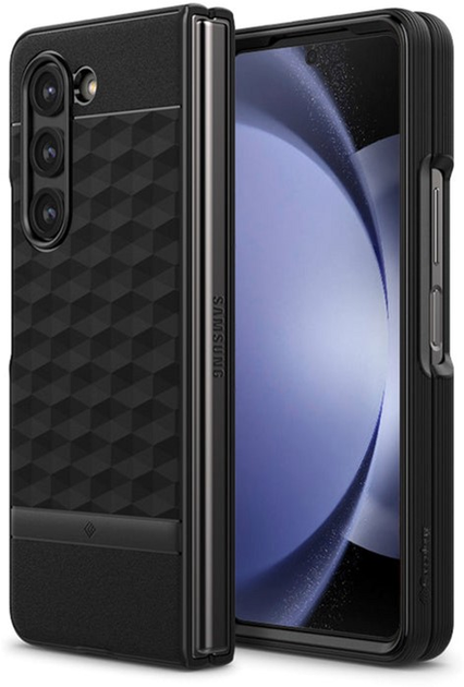 Etui plecki Spigen Caseology Parallax do Samsung Galaxy Z Fold 5 Matte Black (810083833095) - obraz 2