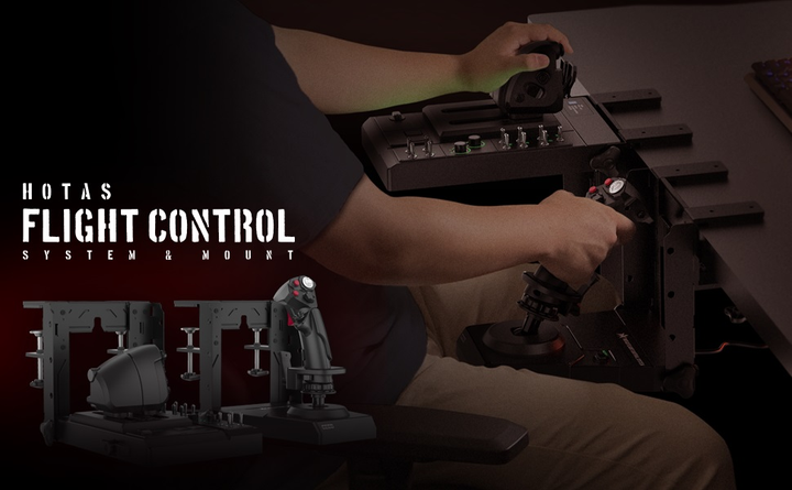 Дротовий джойстик Hori HOTAS Flight Control System & Mount Black (810050912266) - зображення 12