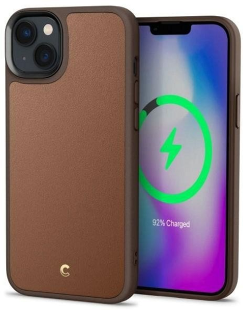 Панель Spigen Cyrill Kajuk MAG для Apple iPhone 14 Plus Коричневий (8809811864441) - зображення 2