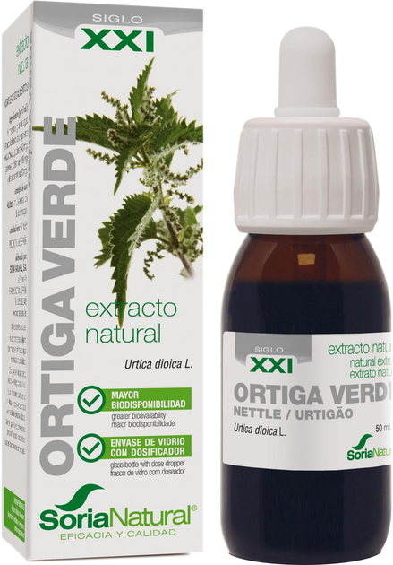 Ekstrakt Soria Natural Extracto Ortiga Verde S XXl 50 ml (8422947044527) - obraz 1