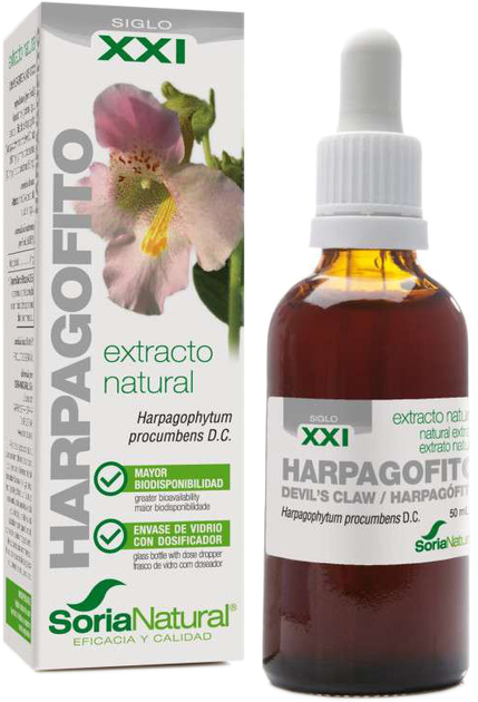 Suplement diety Soria Natural Extracto Harpagophito S XXl 50 ml (8422947044374) - obraz 1