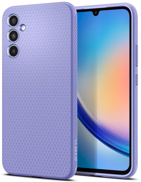 Etui plecki Spigen Liquid Air do Samsung Galaxy A34 Awesome Violet (8809896744713) - obraz 1