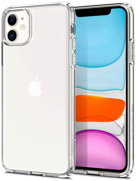Панель Spigen Liquid Crystal для Apple iPhone 11 Кришталево-прозорий (8809671010248) - зображення 1