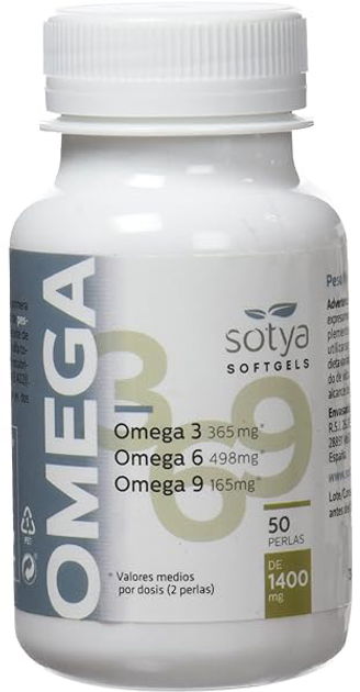 Suplement diety Sotya Omega 3,6,9 50 pereł (8427483910206) - obraz 1