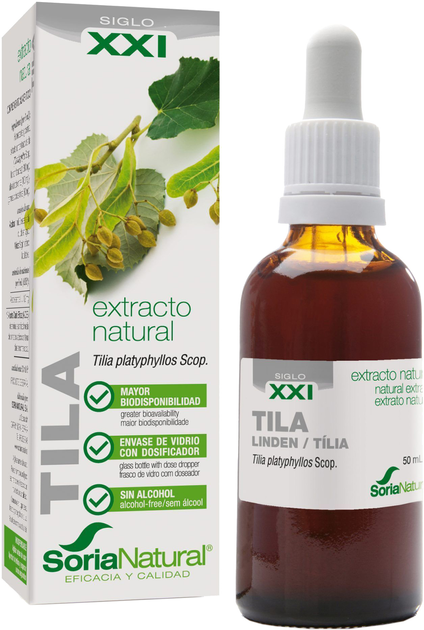 Ekstrakt Soria Natural Extracto Tila S XXl 50 ml (8422947044626) - obraz 1