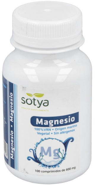 Дієтична добавка Sotya Magnesio Marino 100 таблеток (8427483004523) - зображення 1