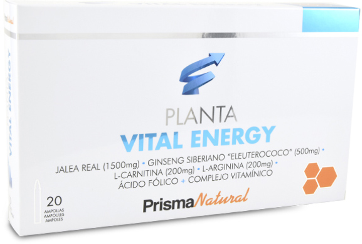 Suplement diety Prisma Natural Plantavital - Energy 20 ampułek po 10 ml (8437006168496) - obraz 1