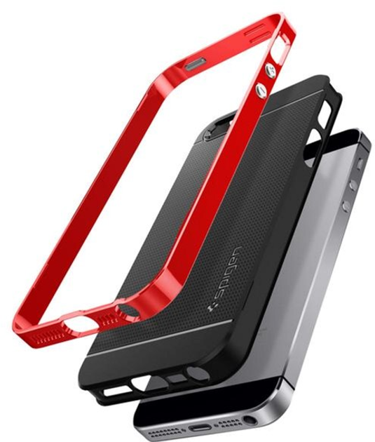 Панель Spigen Neo Hybrid для Apple iPhone 5/5S/SE Червоний (8809466643651) - зображення 2