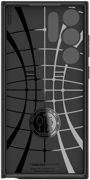 Etui plecki Spigen Optik Armor do Samsung Galaxy S23 Ultra Black (8809896740463) - obraz 4