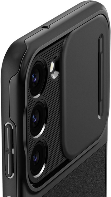 Etui plecki Spigen Optik Armor do Samsung Galaxy S23 Black (8809896741309) - obraz 9