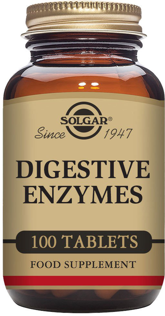 Дієтична добавка Solgar Digestive Enzymes 100 таблеток (0033984010000) - зображення 1