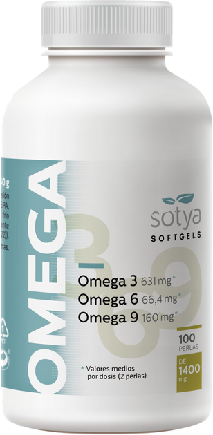 Suplement diety Sotya Omega 3,6,9 100 pereł (8427483910213) - obraz 1