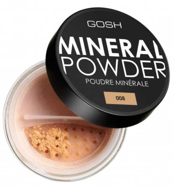 Puder mineralny Gosh Mineral Powder 8 g 008 Tan (5711914026110) - obraz 1