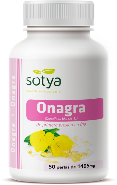 Suplement diety Sotya Onagra 1405 mg 50 pereł (8427483011767) - obraz 1
