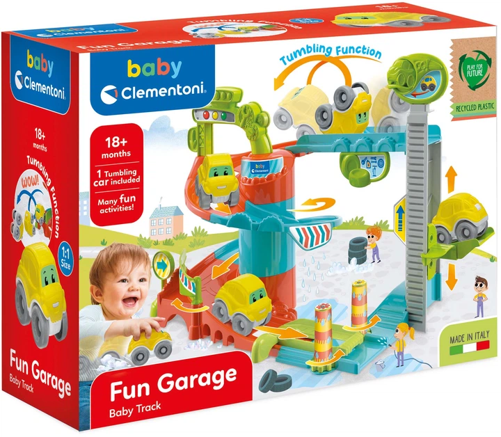 Ігровий набір-автотрек Clementoni Baby Веселий паркінг (CLM17404) - зображення 2