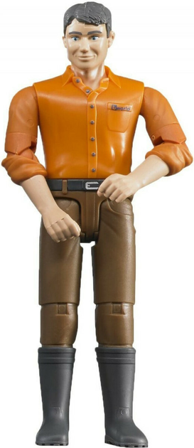 Фігурка Bruder - Чоловік в коричневих джинсах 11 см (4001702600075) - зображення 1