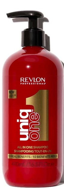 Szampon aby wzmocnić włosy Revlon Uniq One All In One Shampoo 490 ml (8432225129846) - obraz 1