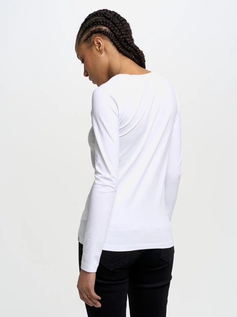 Longsleeve damski Big Star 180018-101 L Biały (5900714374860) - obraz 2