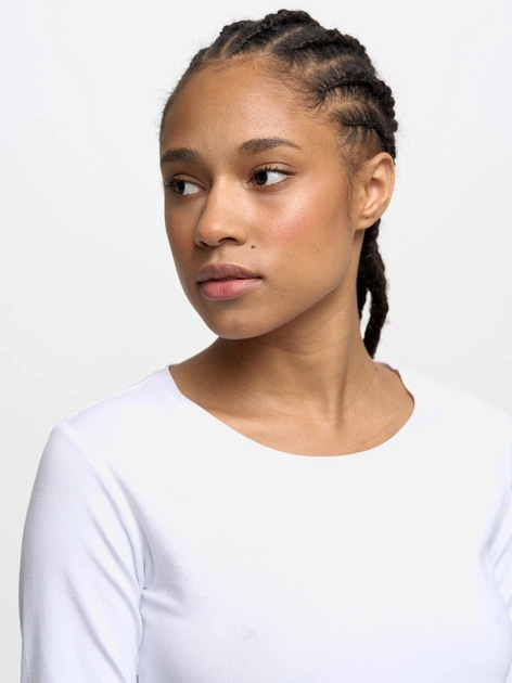 Лонгслів довгий жіночий Big Star 180018-101 L Білий (5900714374860) - зображення 4